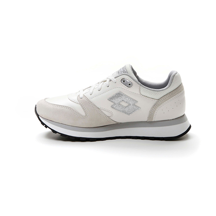 Women Lotto Trainer Wedge Iii W Sneakers White / Silver | 08917-LAYI