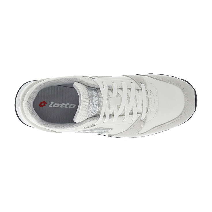 Women Lotto Trainer Wedge Iii W Sneakers White / Silver | 08917-LAYI