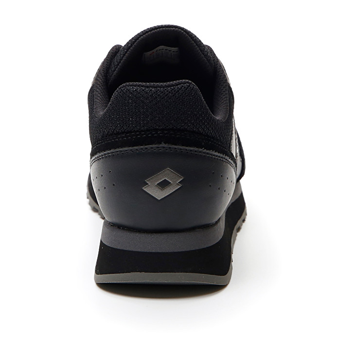 Women Lotto Trainer Wedge Iii W Sneakers Black | 58063-ZWYB