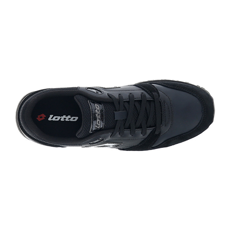 Women Lotto Trainer Wedge Iii W Sneakers Black | 58063-ZWYB