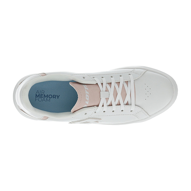 Women Lotto Venus Amf Iii Liquid W Sneakers White / Coral | 20517-UKXO