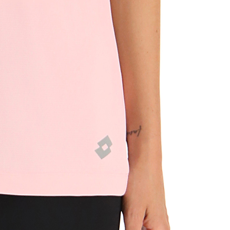 Women Lotto Workout Over W T-shirts Pink | 61504-OHXI