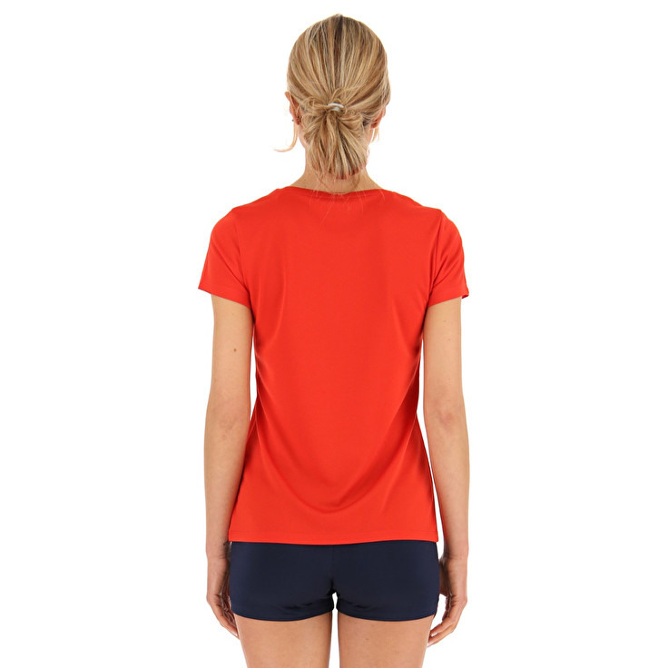 Women Lotto Yalla Habibi Jabeur W T-shirts Red | 53746-KEDU